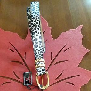 Animal Print Belt